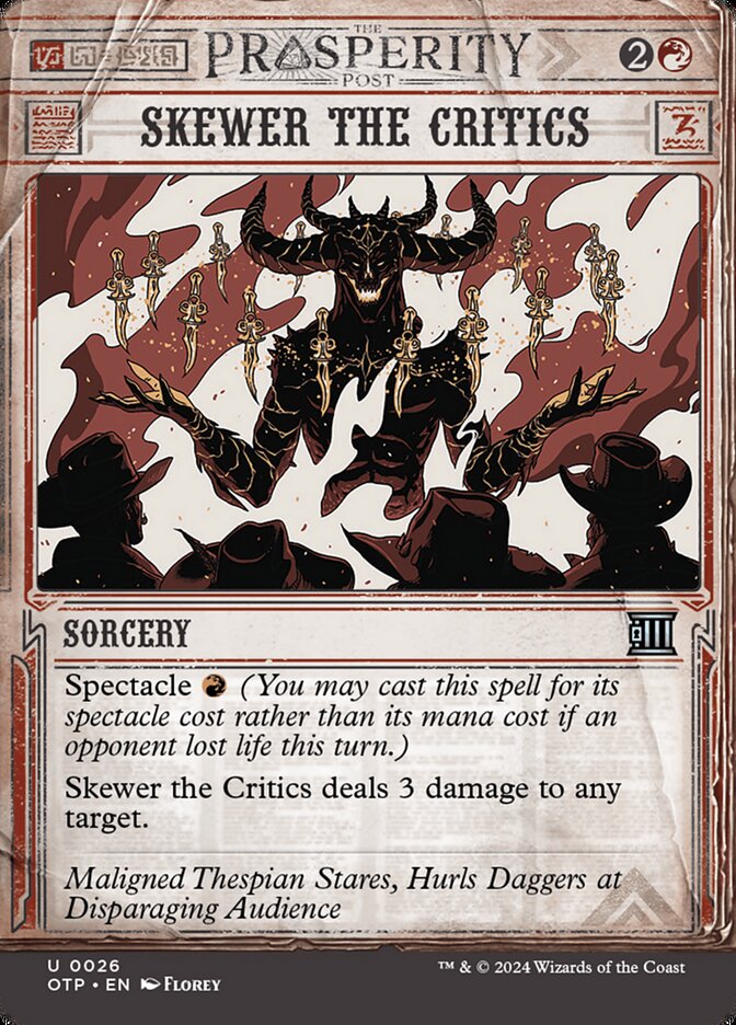 Skewer the Critics (26) - Breaking News (OTP)