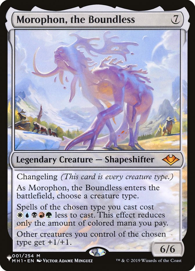Morophon, the Boundless - The List (PLST)