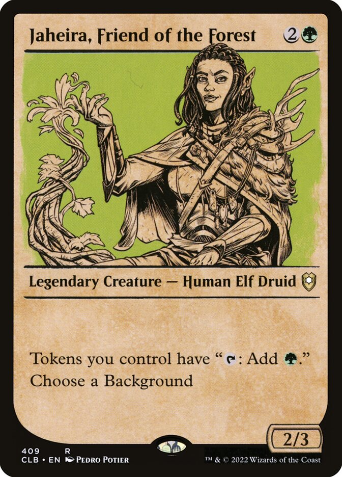 Jaheira, Friend of the Forest (409) - Commander Legends: Battle for Baldur's Gate (CLB)