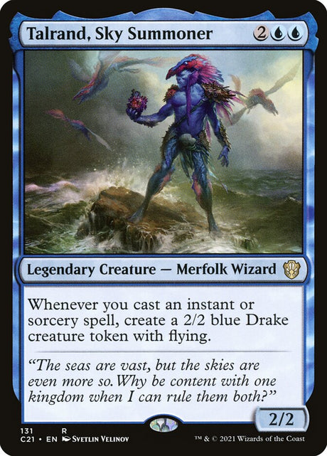 Talrand, Sky Summoner (131) - Commander 2021 (C21)
