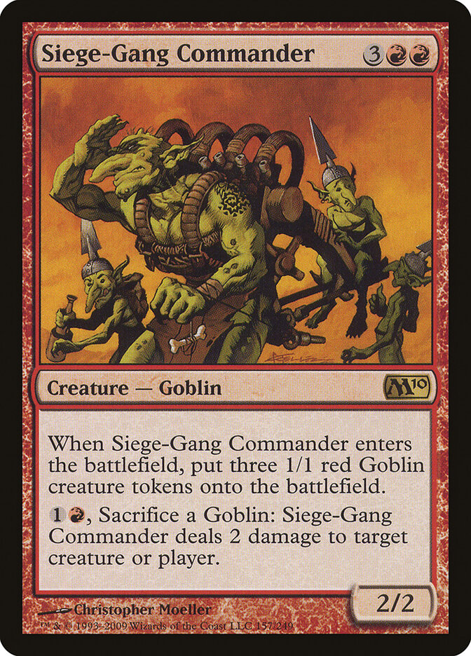 Siege-Gang Commander (157) - Magic 2010 (M10)