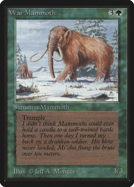 War Mammoth (228) - Limited Edition Beta (LEB)