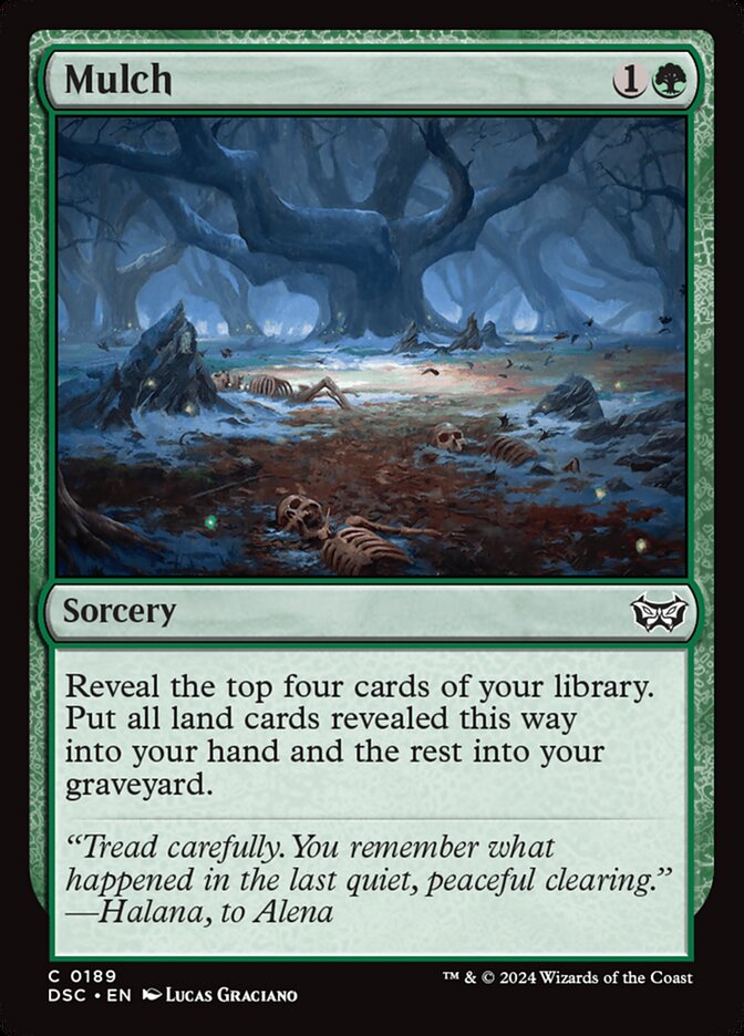 Mulch (189) - Duskmourn: House of Horror Commander (DSC)