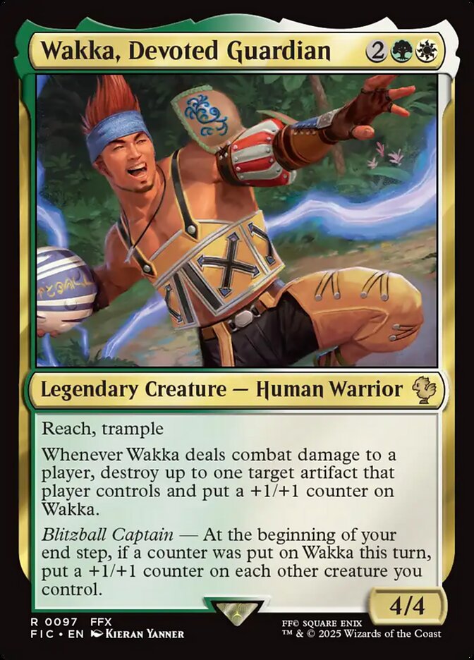 Wakka, Devoted Guardian (97) - Final Fantasy Commander (FIC)