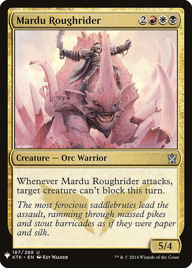 Mardu Roughrider (KTK-187) - The List (PLST)