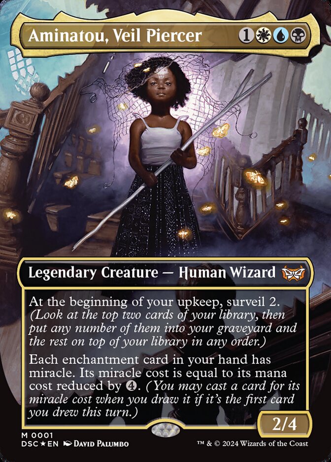 Aminatou, Veil Piercer (1) - Duskmourn: House of Horror Commander (DSC)