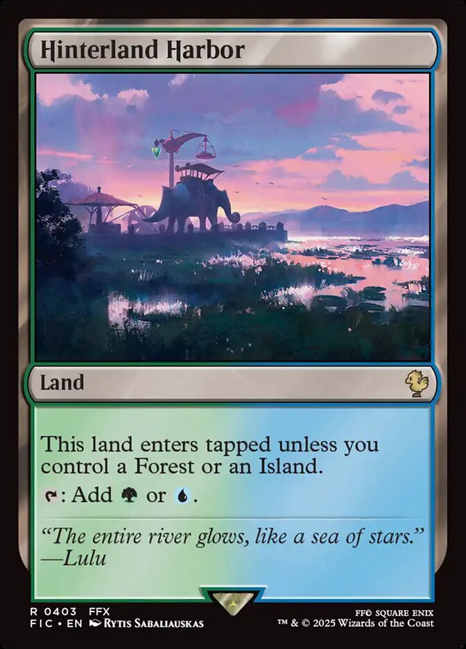 Hinterland Harbor (403) - [Surge Foil] Final Fantasy Commander (FIC)
