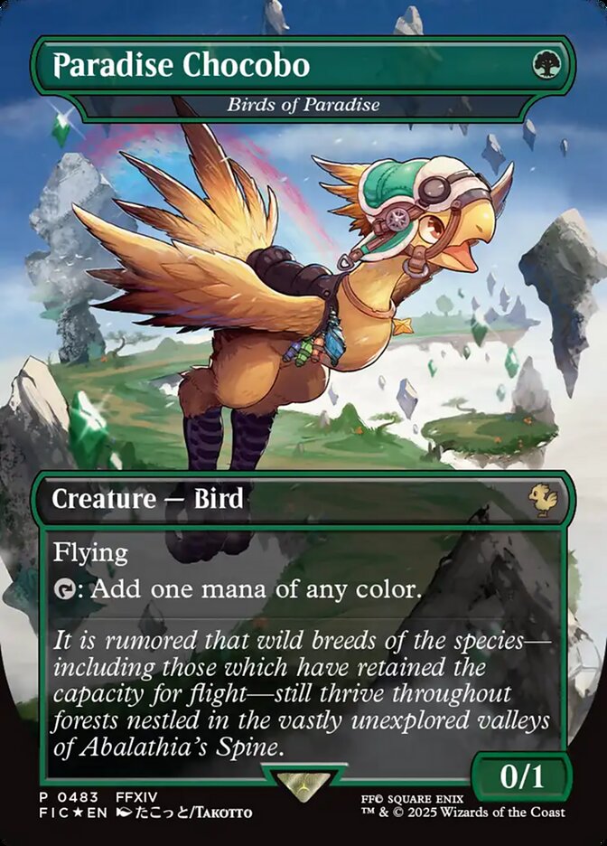Paradise Chocobo - Birds of Paradise - Final Fantasy Commander (FIC)