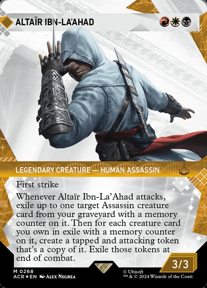 Altaïr Ibn-La'Ahad - [Textured Foil, Showcase] Assassin's Creed (ACR)