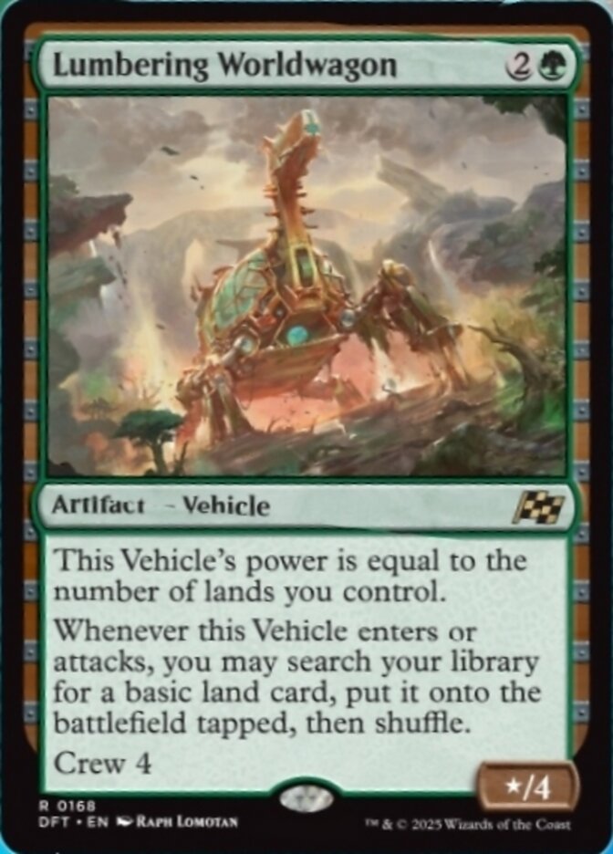 Lumbering Worldwagon - [Foil] Aetherdrift (DFT)