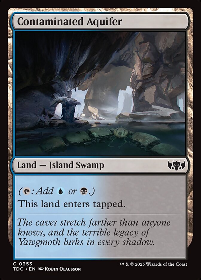 Contaminated Aquifer - Tarkir: Dragonstorm Commander (TDC)