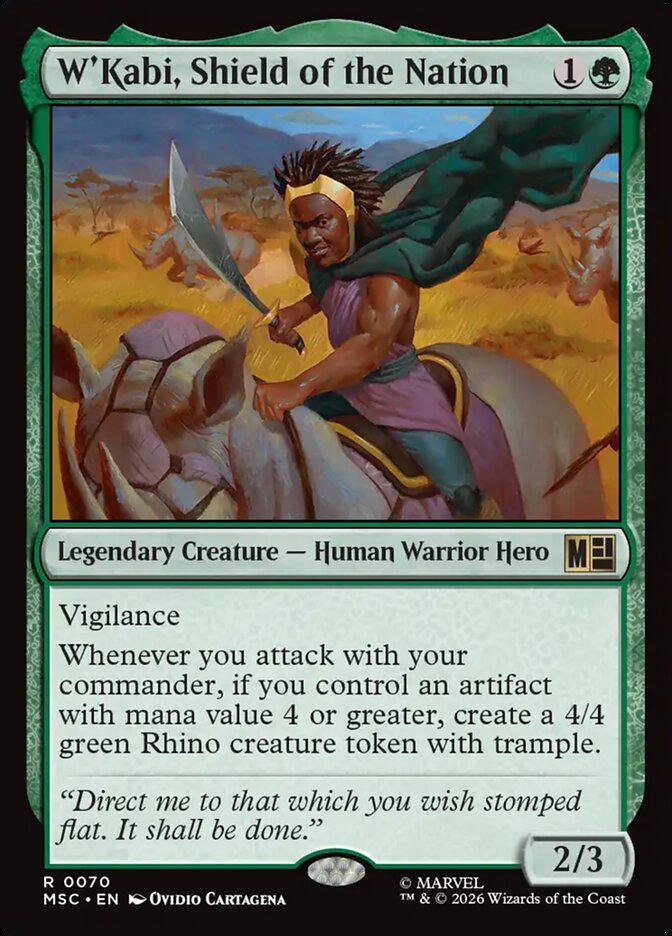 W'Kabi, Shield of the Nation (70) - Marvel Super Heroes Commander (MSC)