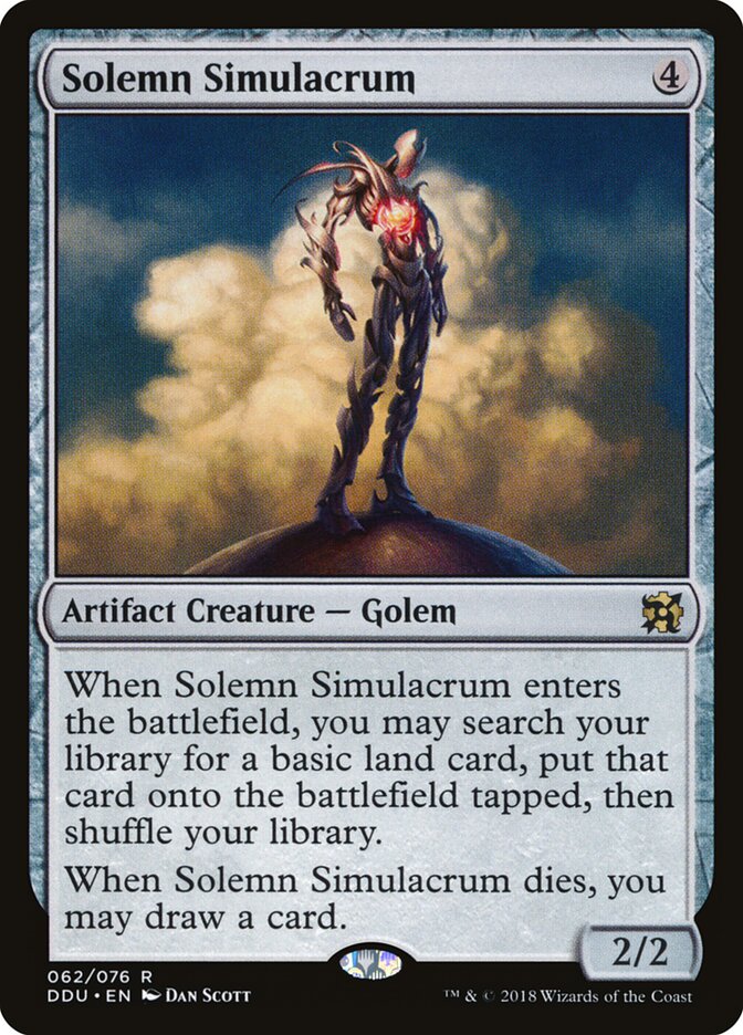Solemn Simulacrum (62) - Duel Decks: Elves vs. Inventors (DDU)