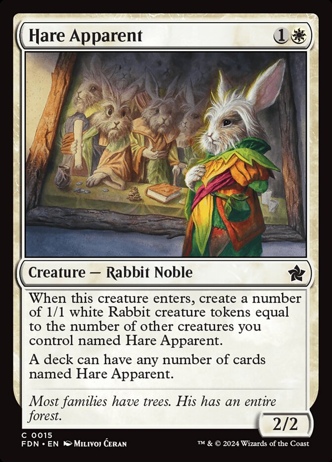 Hare Apparent (15) - Foundations (FDN)