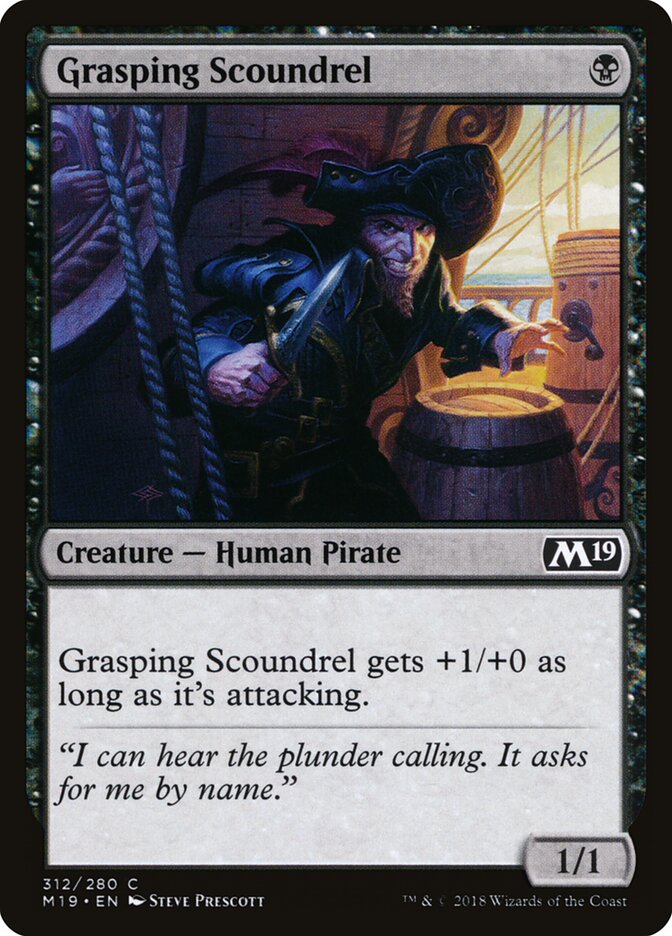 Grasping Scoundrel (312) - Core Set 2019 (M19)