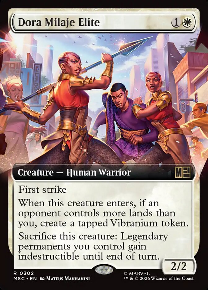 Dora Milaje Elite (302) - Marvel Super Heroes Commander (MSC)