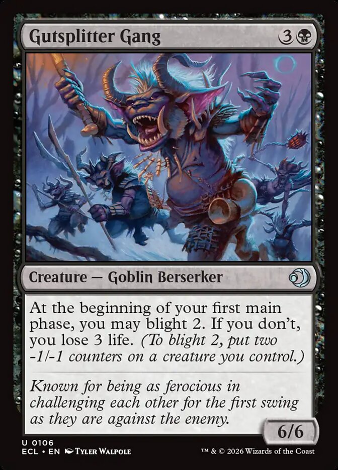 Gutsplitter Gang (106) - Lorwyn Eclipsed (ECL)