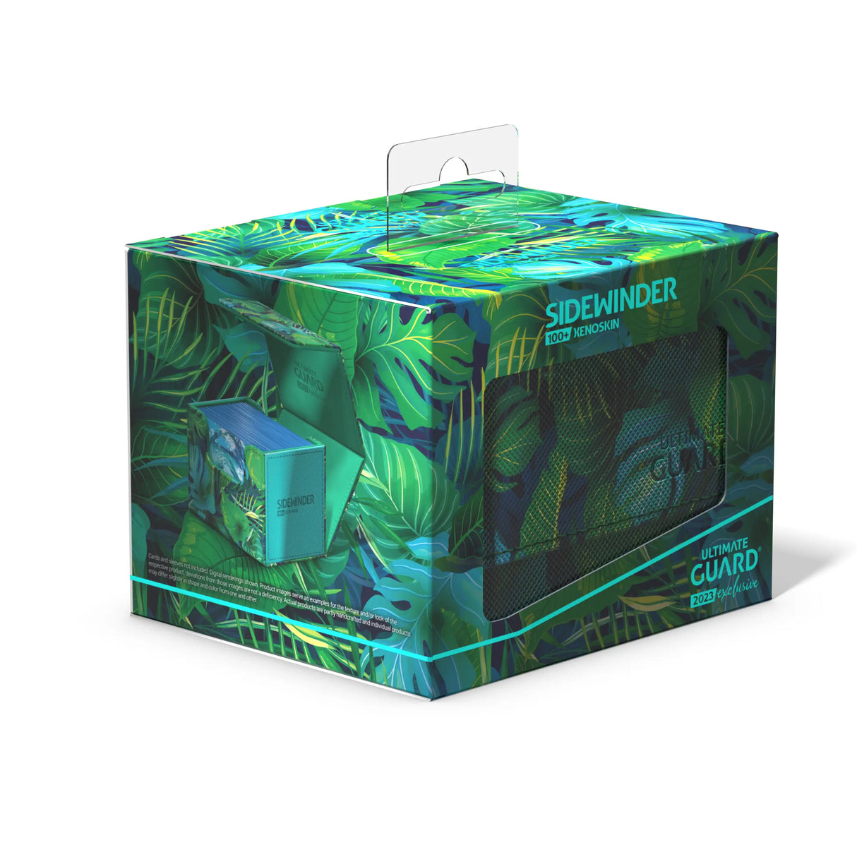 100+ Sidewinder Deck Box By Ultimate Guard - Floral Places Rainforest Green