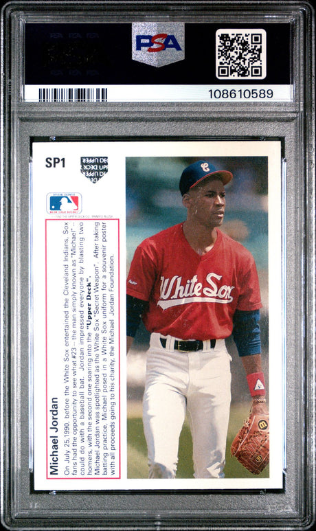 1991 Upper Deck Michael Jordan - [PSA 4] - Back
