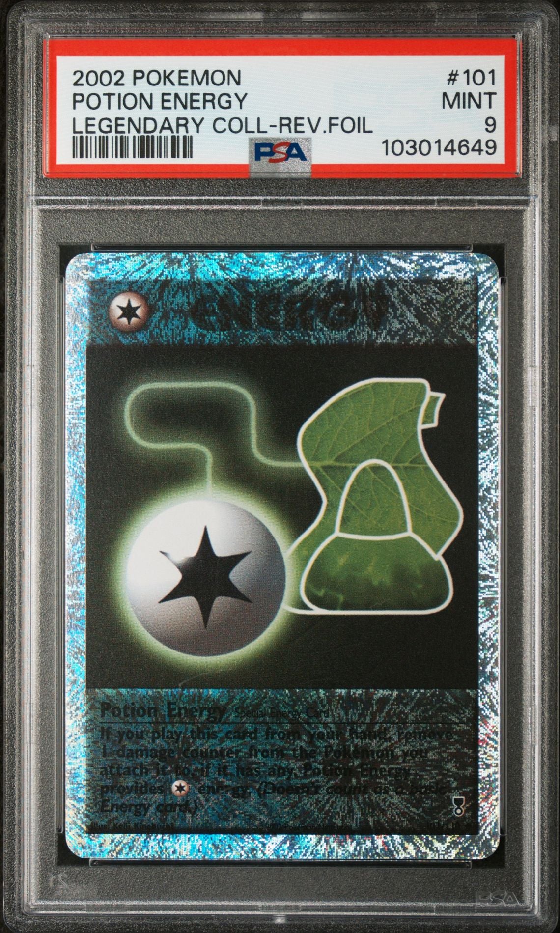 Potion Energy #101 - [Reverse Holo, Graded PSA 9] Legendary Collection
