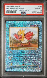 Spearow #94 - [Reverse Holo, Graded PSA 8] Legendary Collection