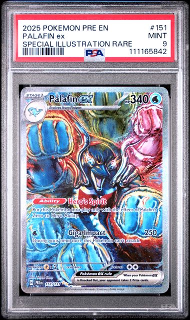 Palafin ex #151 - [Graded PSA 9] SV: Prismatic Evolutions (PRE)