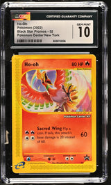 Ho-Oh #52 - [CGC Graded 10] Black Star Promos Pokémon Center New York - Front