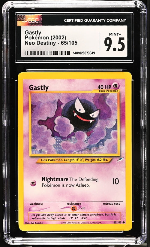 Gastly #65 - [Graded CGC 9.5] - Neo Destiny (N4)