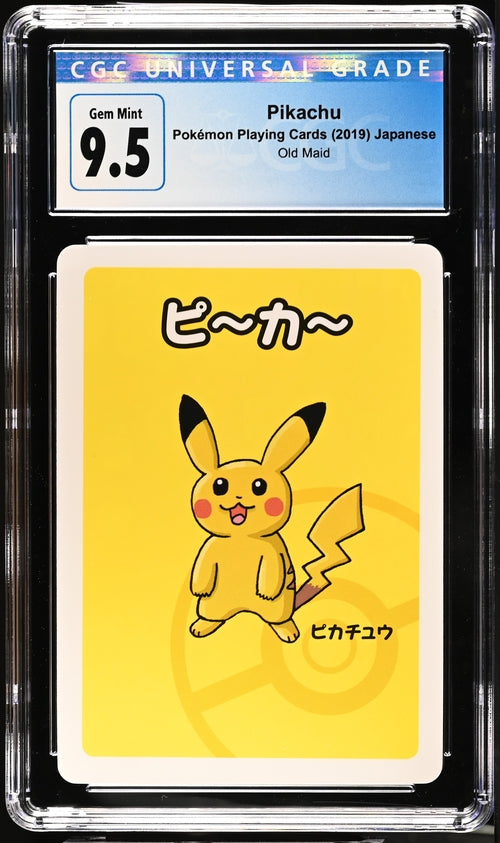 Pikachu - [Graded CGC 9.5] Pokemon Japanese Old Maid