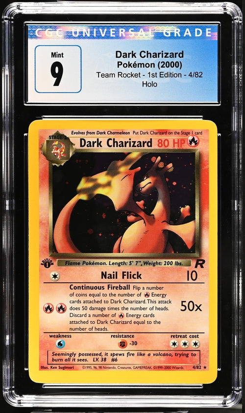 Dark Charizard (1st edition) #4 - [Graded CGC 9] Team Rocket (TR)