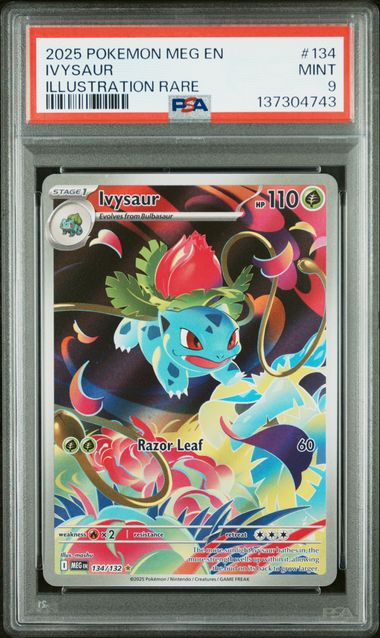 Ivysaur #134 - [Graded PSA 9] ME01: Mega Evolution (MEG)