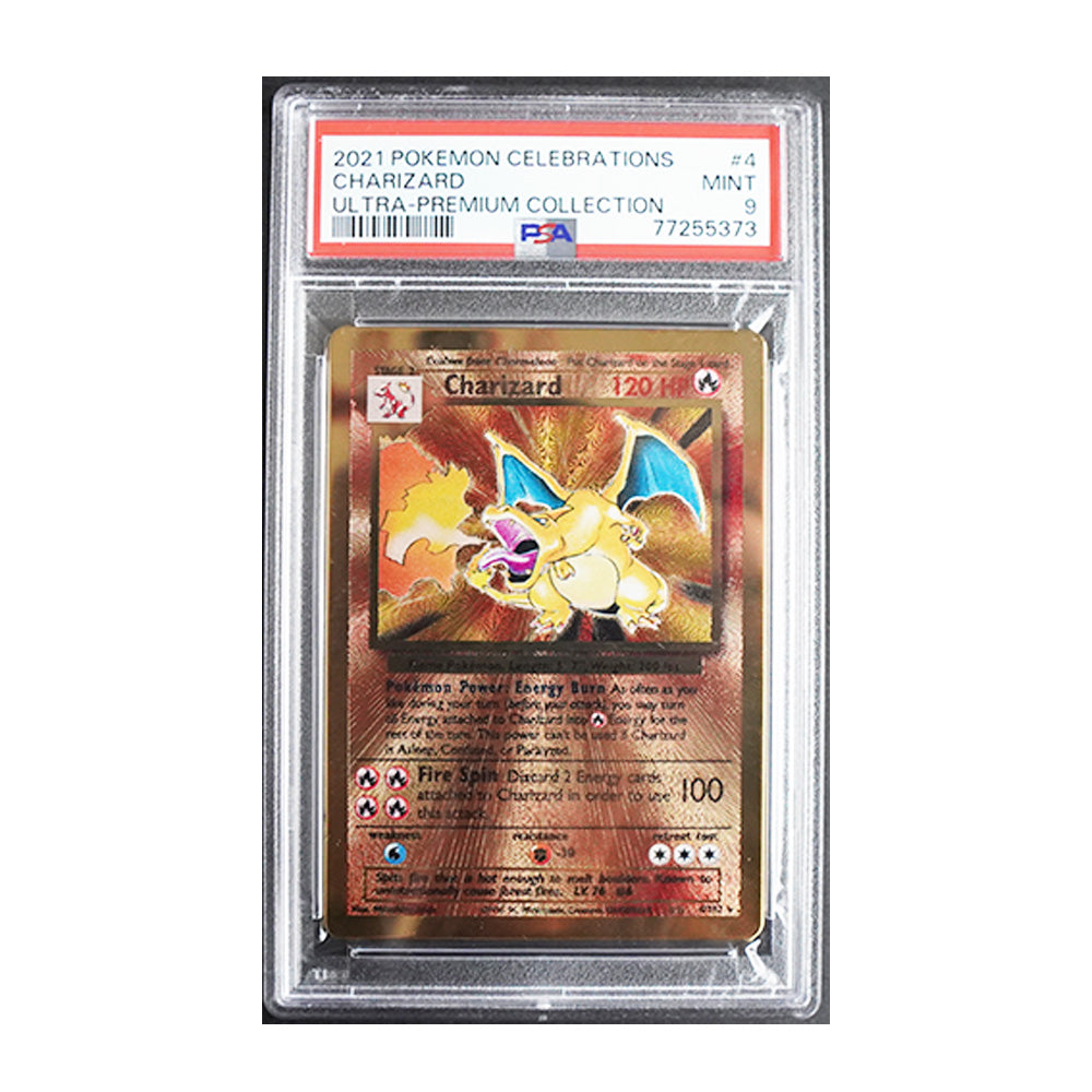 charizard metal pokemon card Charizard - 4/102 (Celebrations Metal Card)