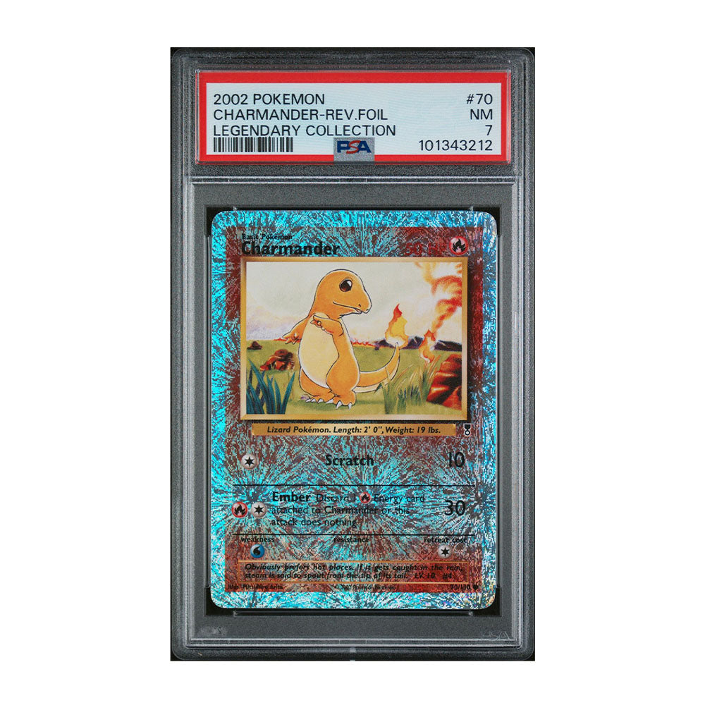Charmander  - [Reverse Holo, Graded PSA 7] Legendary Collection (LC)