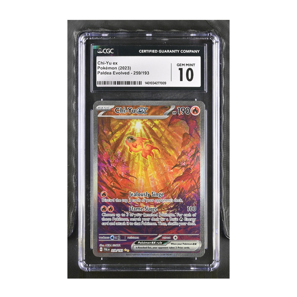 Chi-Yu ex (259/193) - [Special Illustration Rare, Holo, CGC Graded 10] Paldea Evolved (PAL)