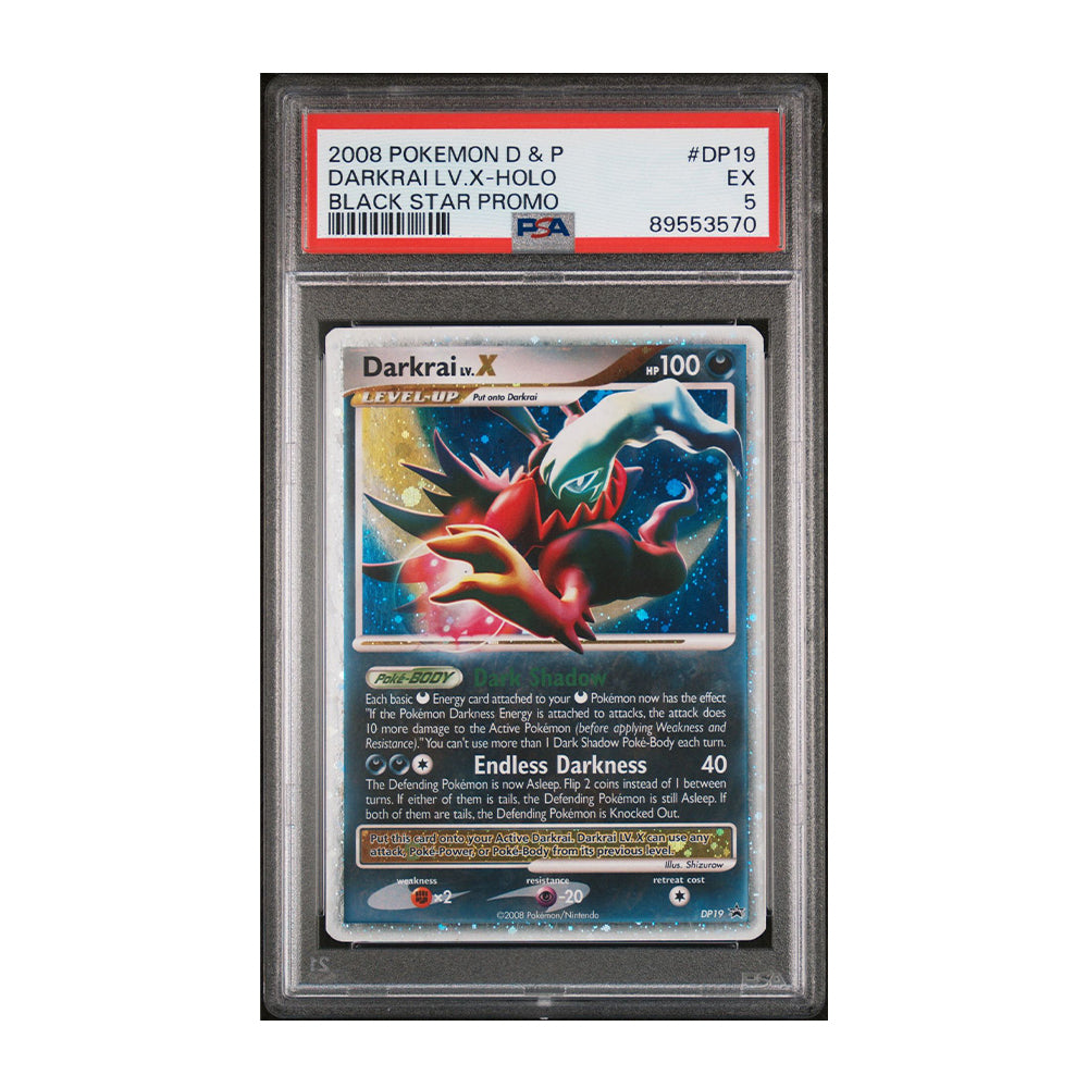 Darkrai LV.X - DP19 [Holo, Graded PSA 5] - Diamond and Pearl Promos (PR)