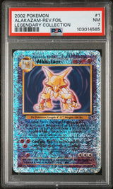Alakazam #1 - [Reverse Holo, Graded PSA 7] Legendary Collection