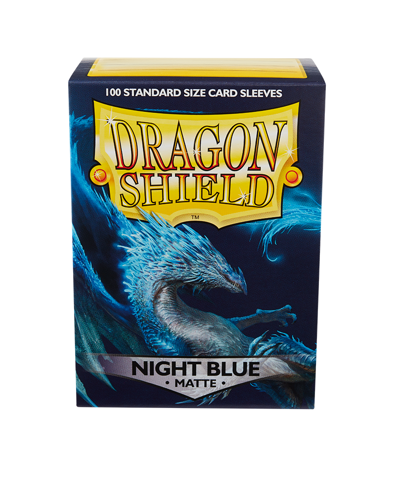 Dragon Shield Deck Protector Sleeves - Matte Night Blue (100 Count)