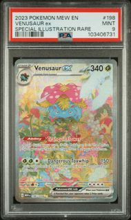 Venusaur Ex Special Illustration Rare #198 - [Graded PSA 9] Scarlet Violet 151 (Mew)