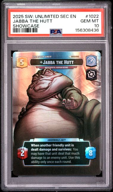Jabba the Hutt - Wonderful Human Being (Showcase) #1022 - [Graded PSA 10] Secrets of Power (SEC)