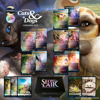 mtg animal commander deck Secret Lair Commander Deck: Raining Cats and Dogs