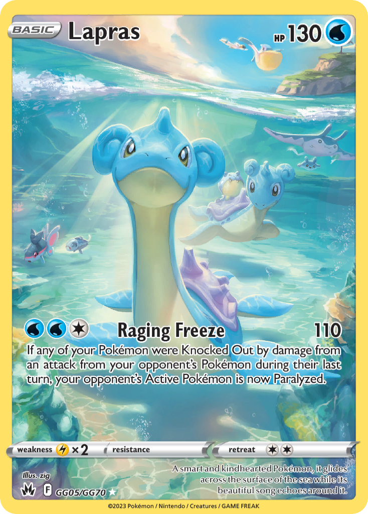 Lapras (GG05/70) - [Gallery Holo] Crown Zenith Galarian Gallery (CRZ:GG)