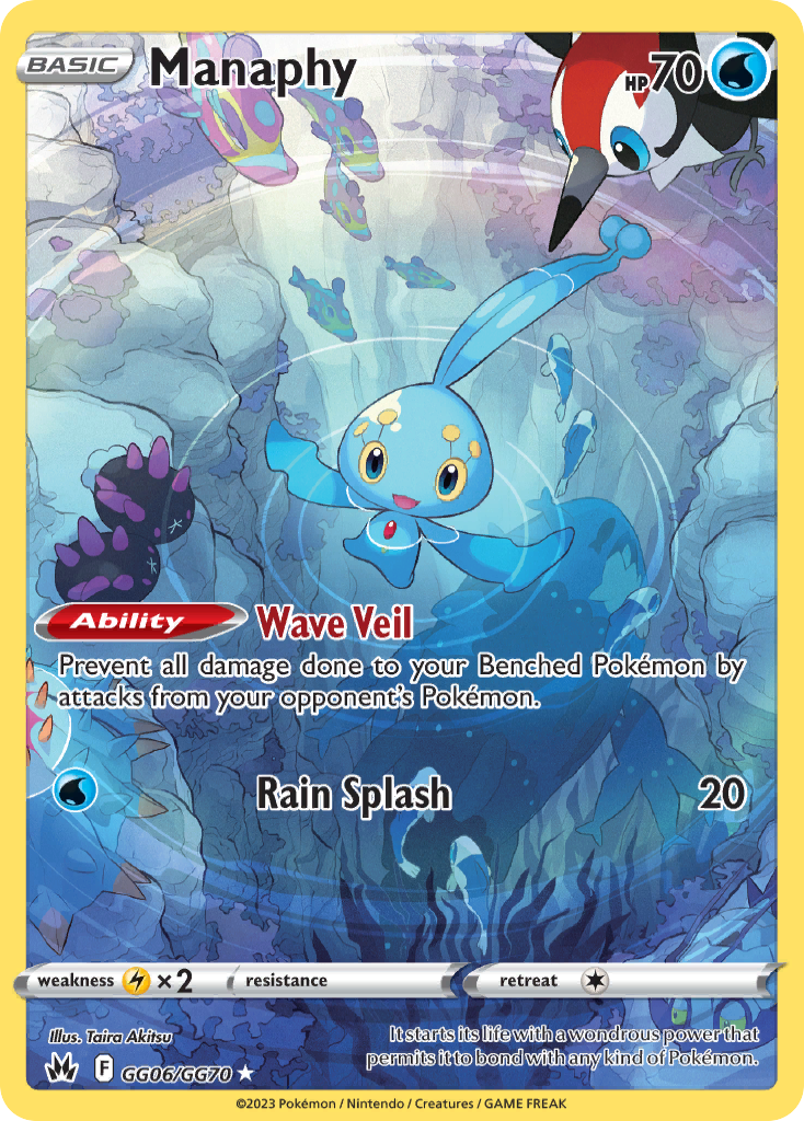 Manaphy (GG06/70) - [Gallery Holo] Crown Zenith Galarian Gallery (CRZ:GG)