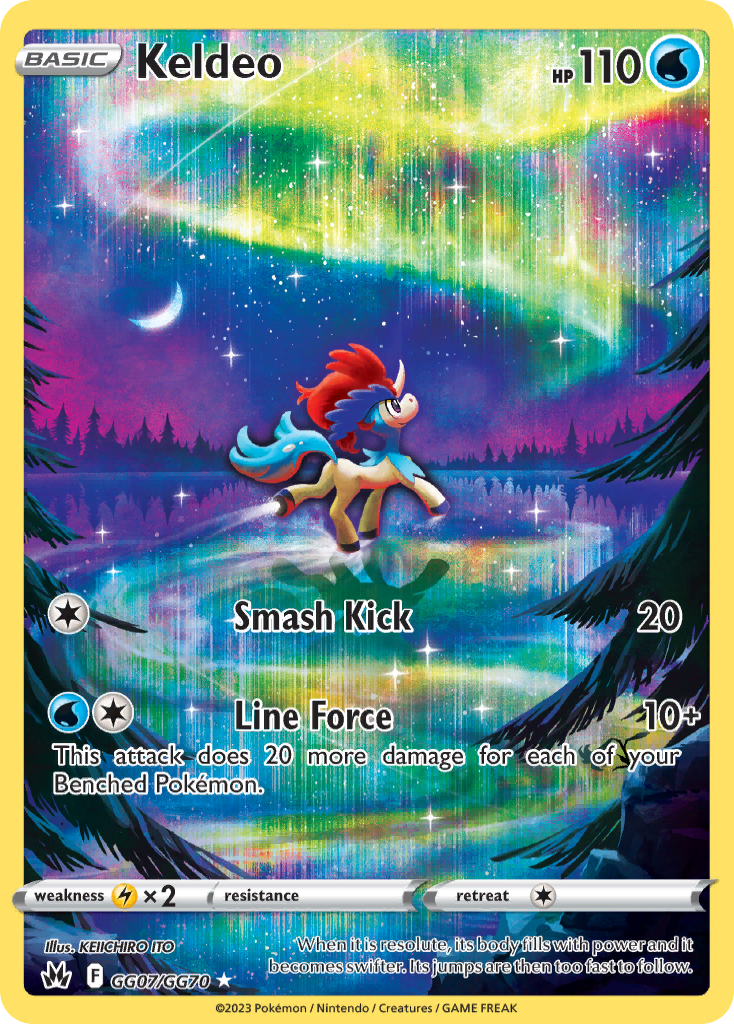 Keldeo (GG07/70) - [Gallery Holo] Crown Zenith Galarian Gallery (CRZ:GG)