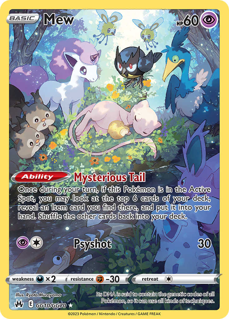 Mew (GG10/70) - [Gallery Holo] Crown Zenith Galarian Gallery (CRZ:GG)