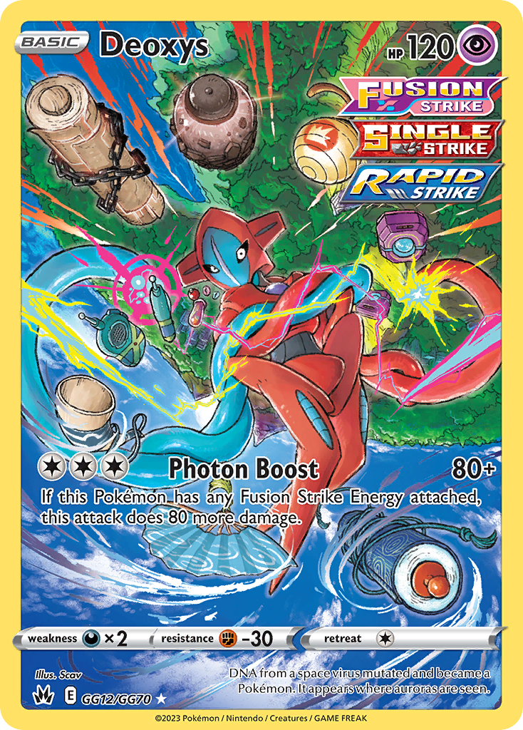 Deoxys (GG12/70) - [Gallery Holo] Crown Zenith Galarian Gallery (CRZ:GG)