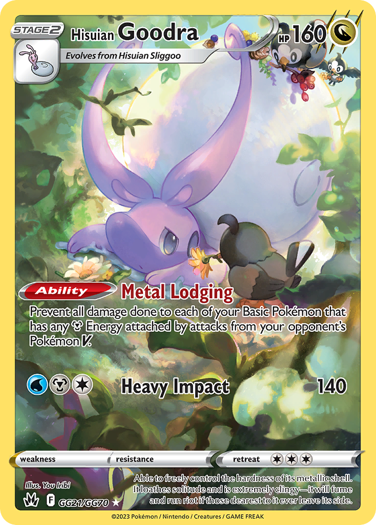Hisuian Goodra (GG21/70) - [Gallery Holo] Crown Zenith Galarian Gallery (CRZ:GG)