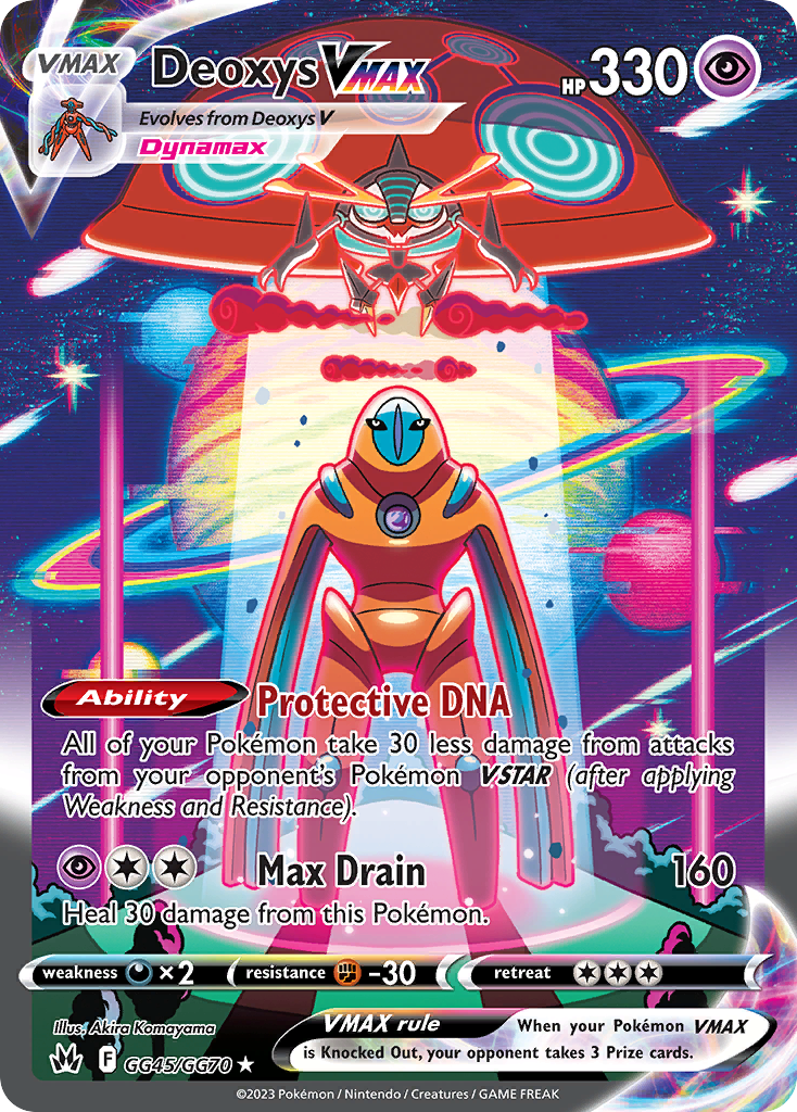 Deoxys VMAX (GG45/70) - [Gallery Holo] Crown Zenith Galarian Gallery (CRZ:GG)