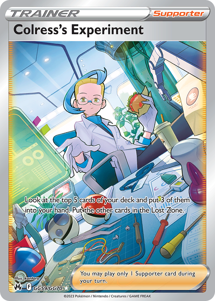 Colress's Experiment (GG59/70) - [Gallery Holo] Crown Zenith Galarian Gallery (CRZ:GG)