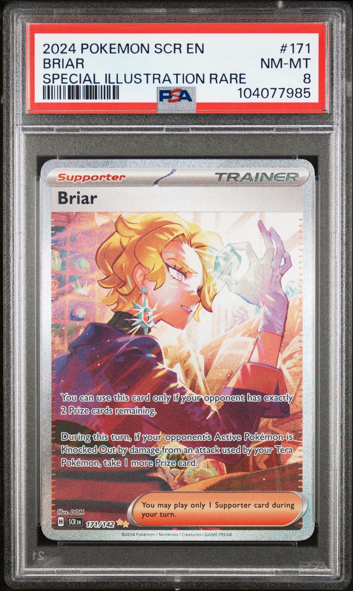 Briar Special Illustration Rare #171 - [Graded PSA 8] Stellar Crown