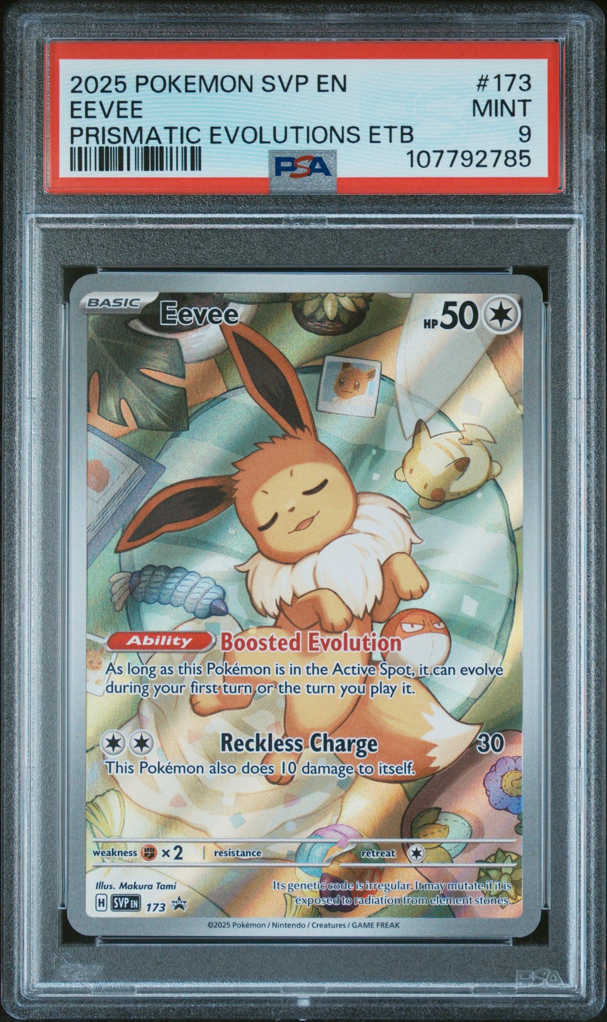 Eevee #173 - [Graded PSA 9] Prismatic Evolutions